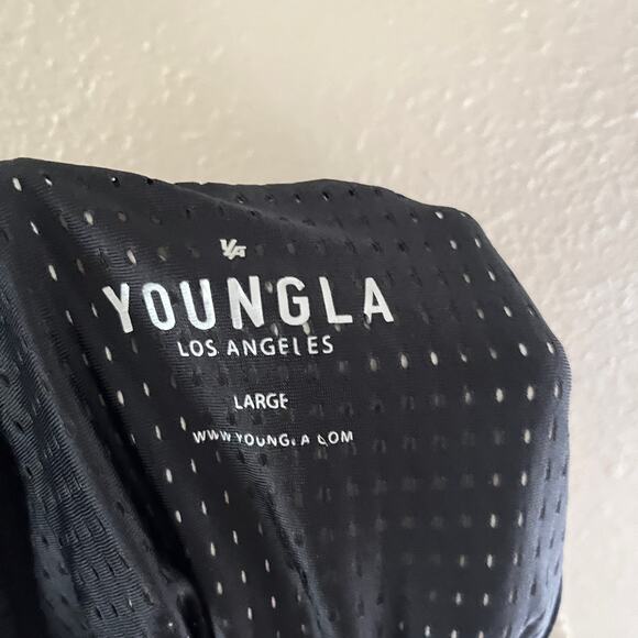 YoungLA Shorts Gym Workout Peak Velocity Mesh Compression lined - Picture 7 of 8